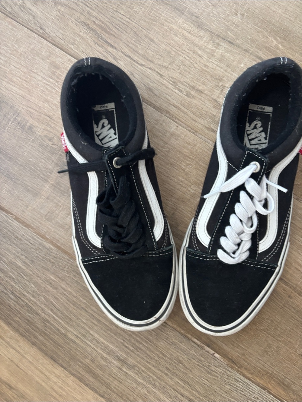 Vans Old Skool Pro Sneakers in Black and Whites